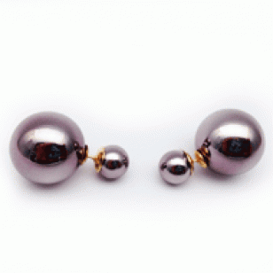 Oorbellen Dot Gun Black